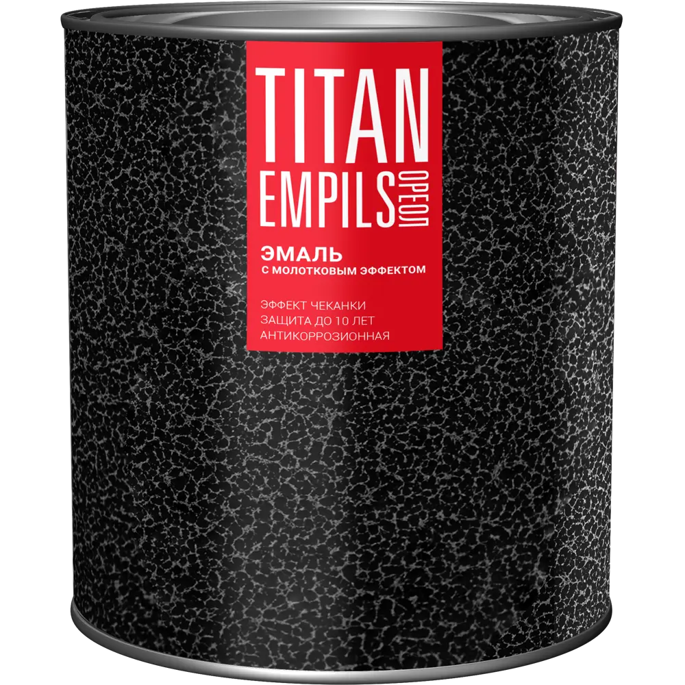 Грунт-эмаль 3 в 1 Ореол Titan молотковая цвет серебро 2.5 кг STLM-2171164 - Вид №1