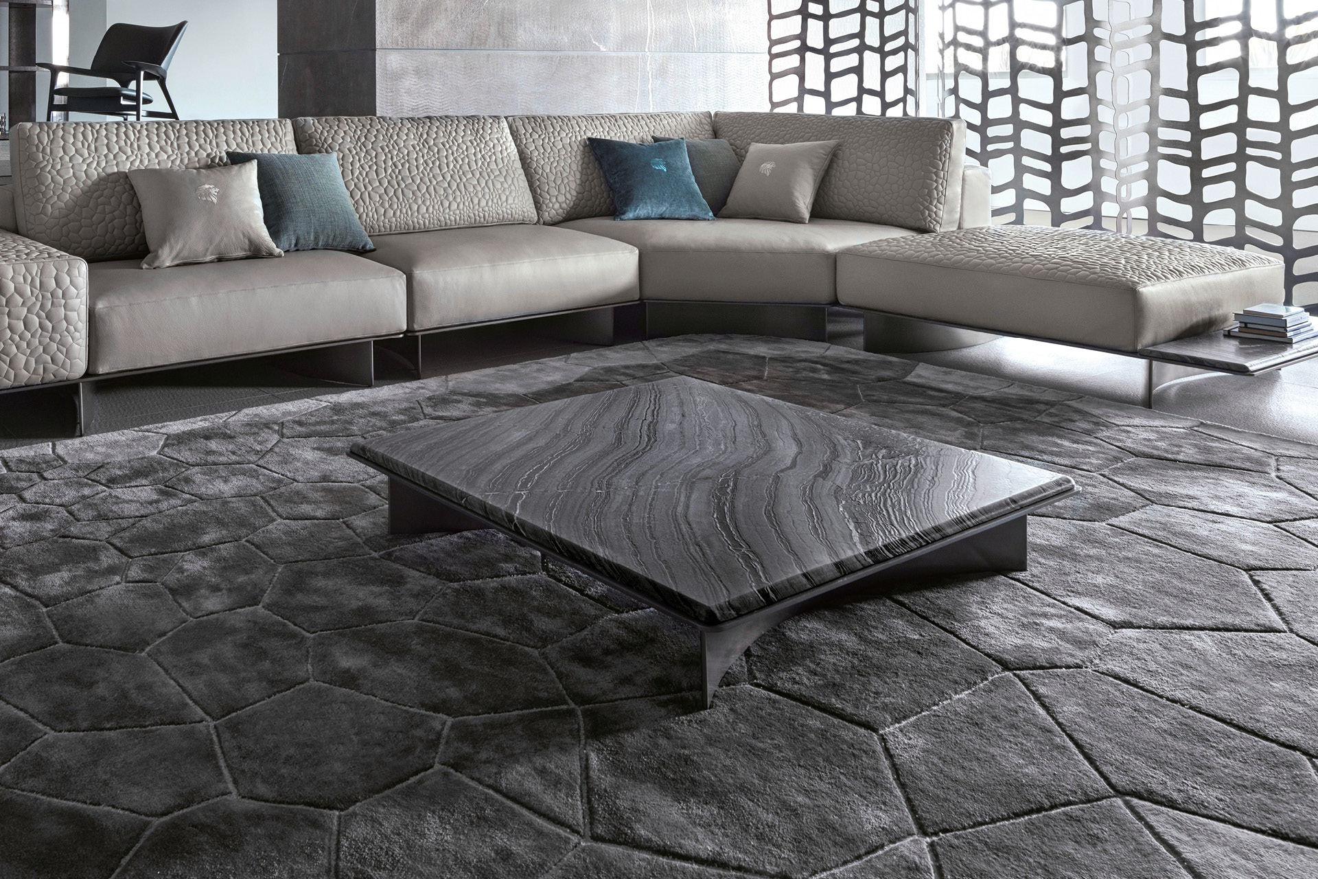 380/72 Mirage квадратный мраморный коктейльный стол - giorgio collection - Вид №3