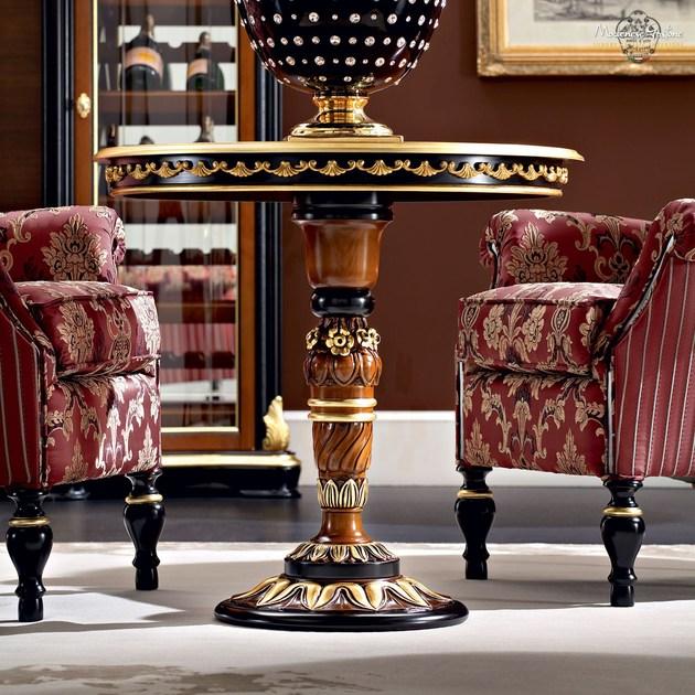 Modenese Gastone Круглый деревянный стол для гостиной Bella vita sun-id-1434591 - Вид №1