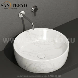 GE048AC Накладная раковина на столешницу  круглая Ceramica Globo GENESIS