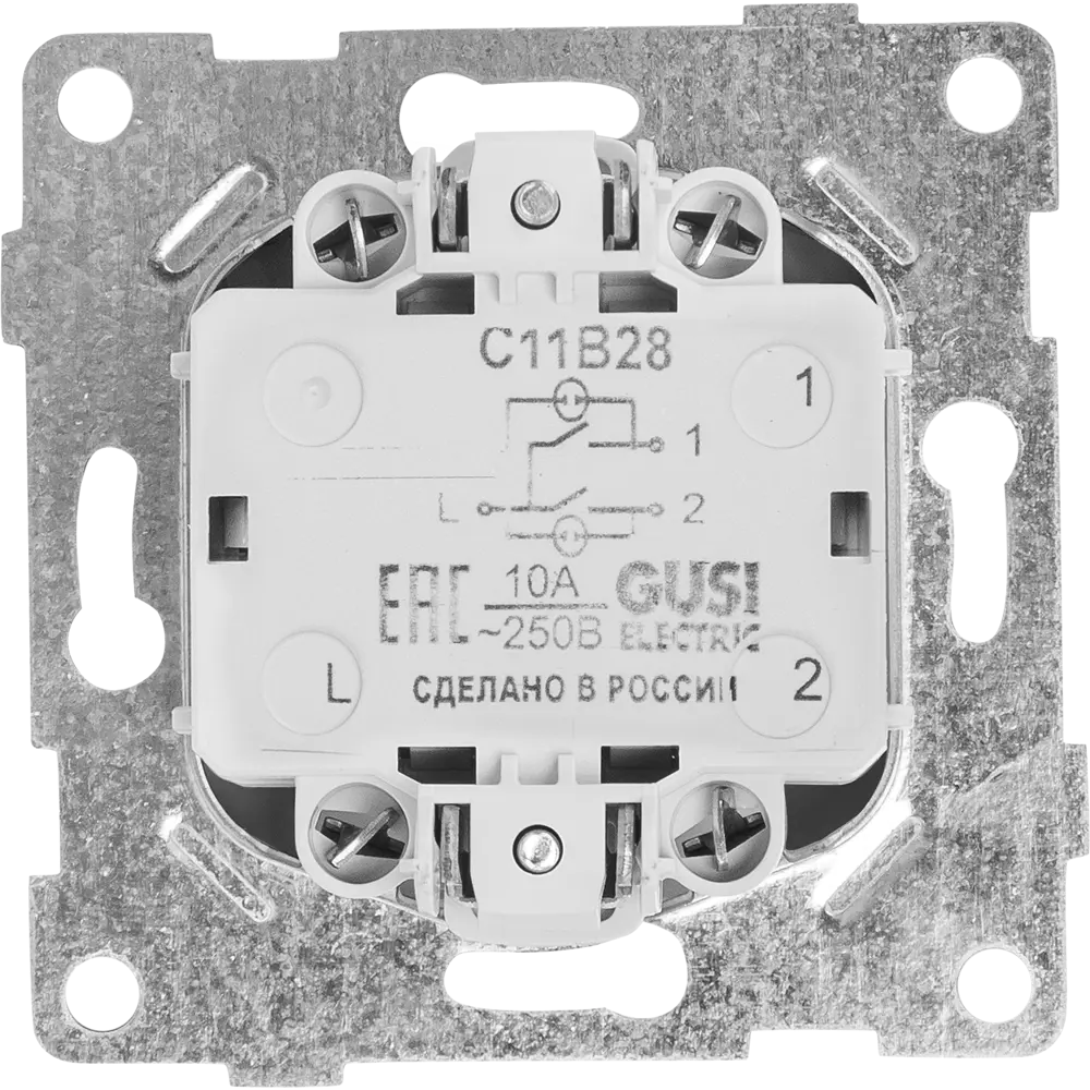 Выключатель GUSI Electric Classic с индикацией для двух цепей освещения 83864243 Ugra STLM-0045174 - Вид №2