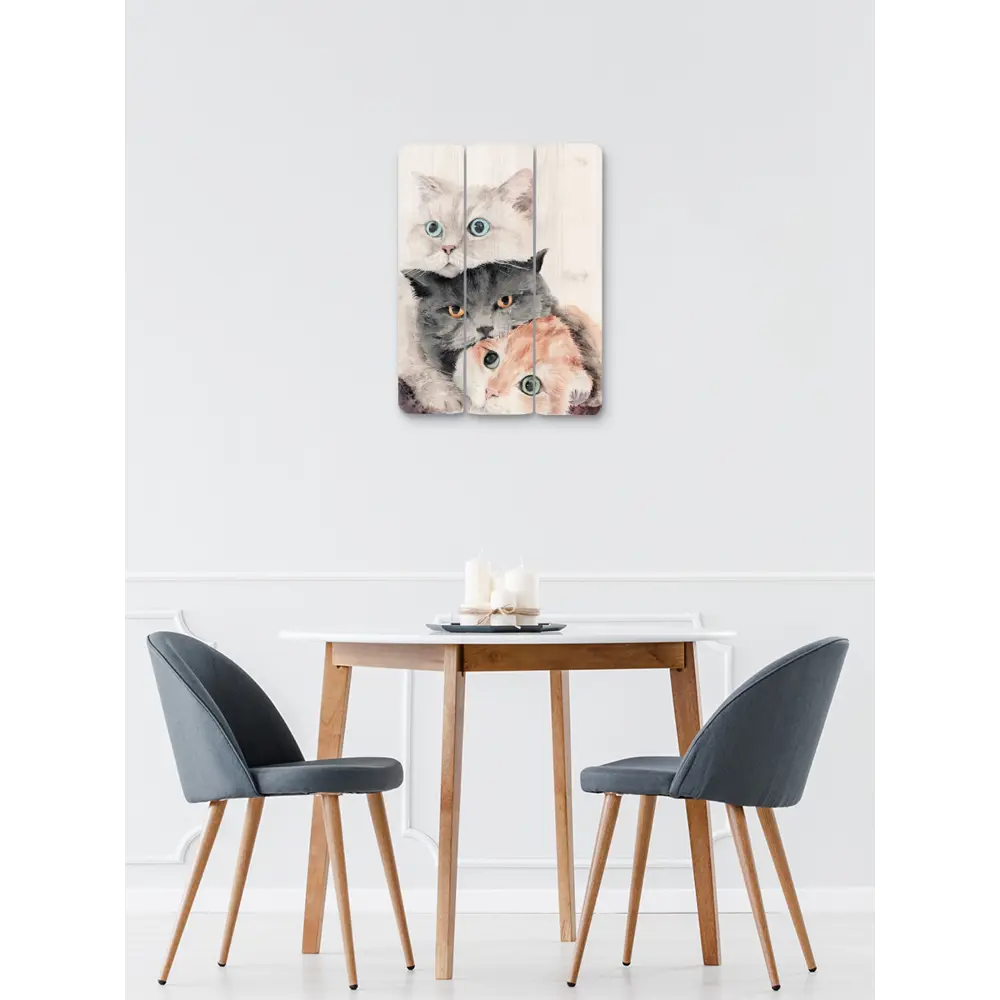 Картина на МДФ Котята 30x40 см POSTERMARKET STLM-2013117 - Вид №5