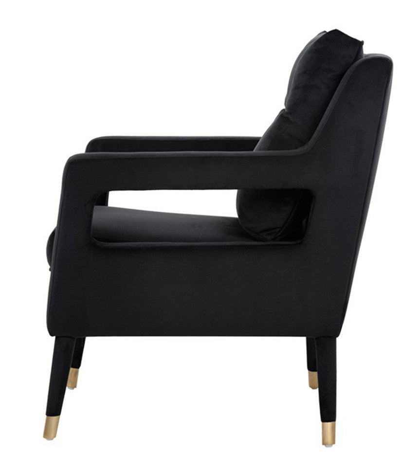 Кресло Spades черное ICON DESIGNE ДИЗАЙНЕРСКИЕ 178039 Черный  - Вид №2