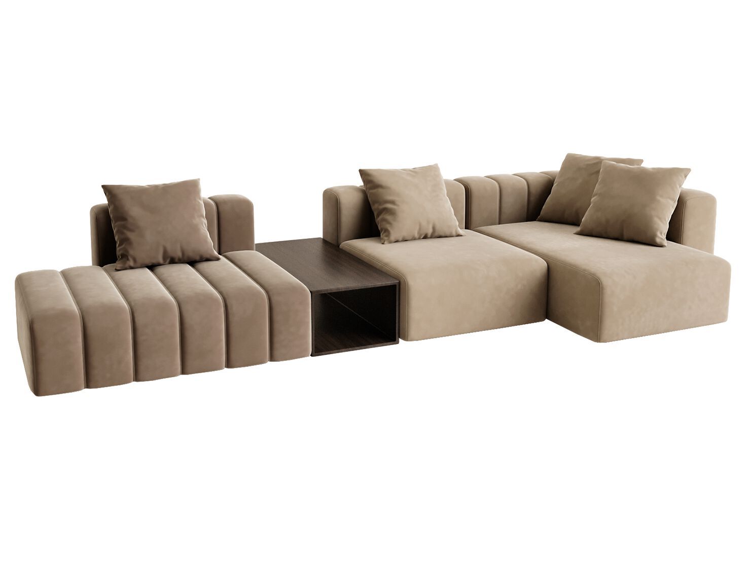 Секционный диван из ткани ANA ROQUE INTERIORS ARCH-00091452