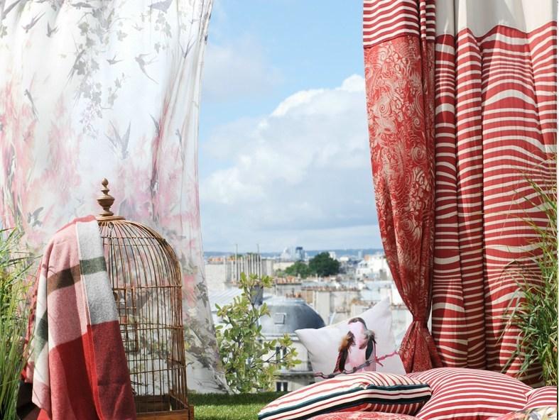 LELIEVRE Набивная хлопковая ткань для штор Jean paul gaultier - ca c'est paris sun-id-1458941 - Вид №2