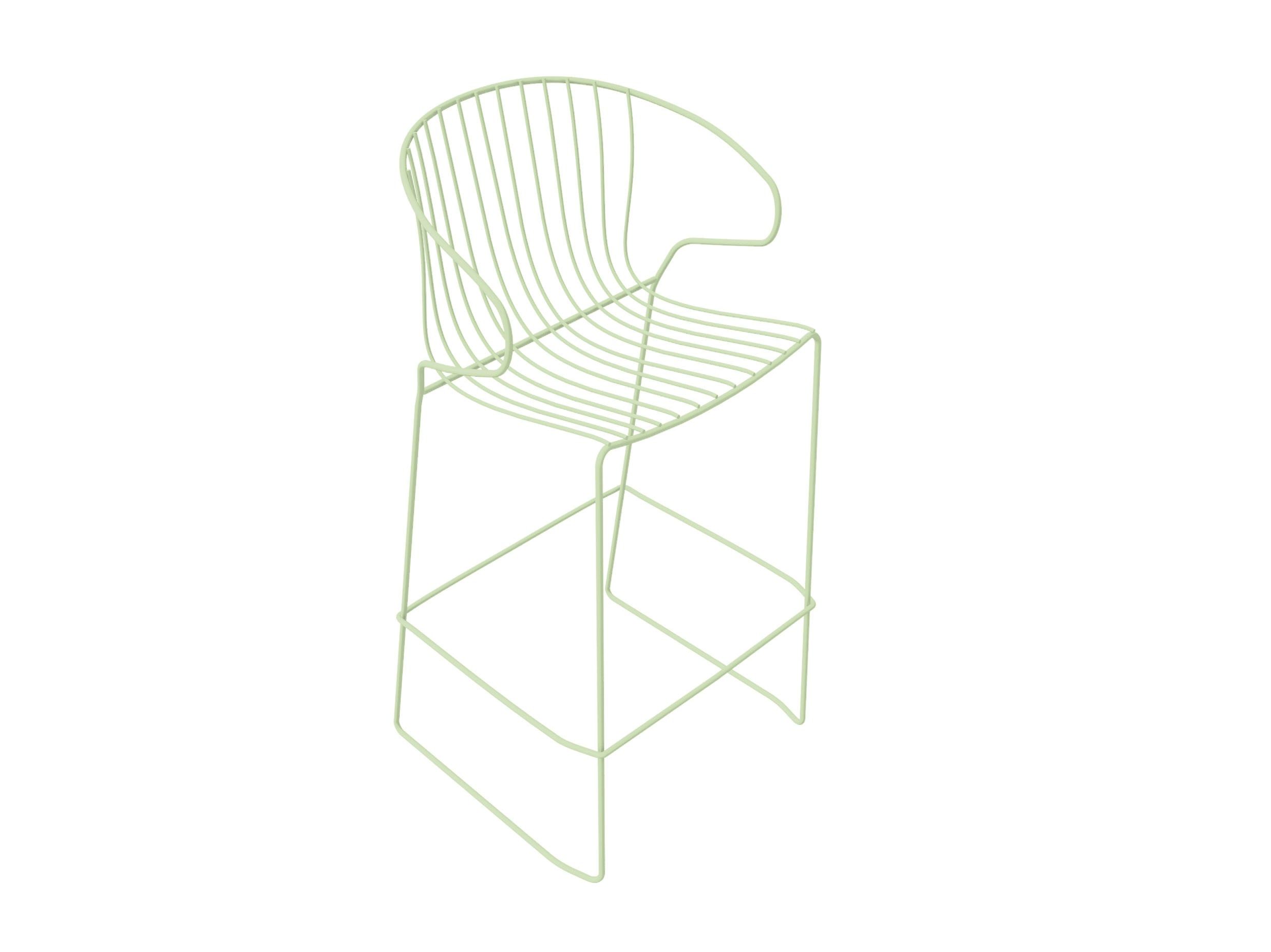 Стальной садовый стул с подлокотниками iSimar Bolonia ARCH-00047054 - Вид №25