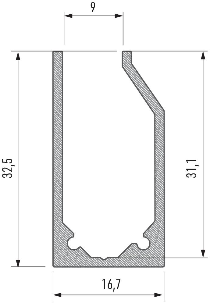Lumines Lighting Линейный световой профиль для светодиодных модулей  10-0464-10  - Вид №2