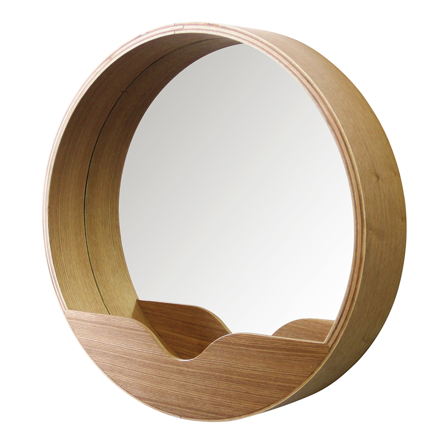 Зеркало настенное Round Wall, D40 см Zuiver 8100002 - Вид №2