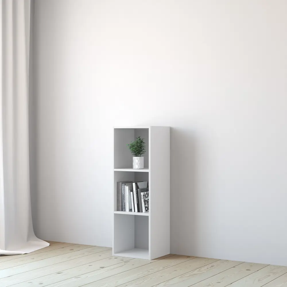 Стеллаж SPACEO KUB 3К, 36х104х31,7 см, цвет белый STLM-2153008 - Вид №4