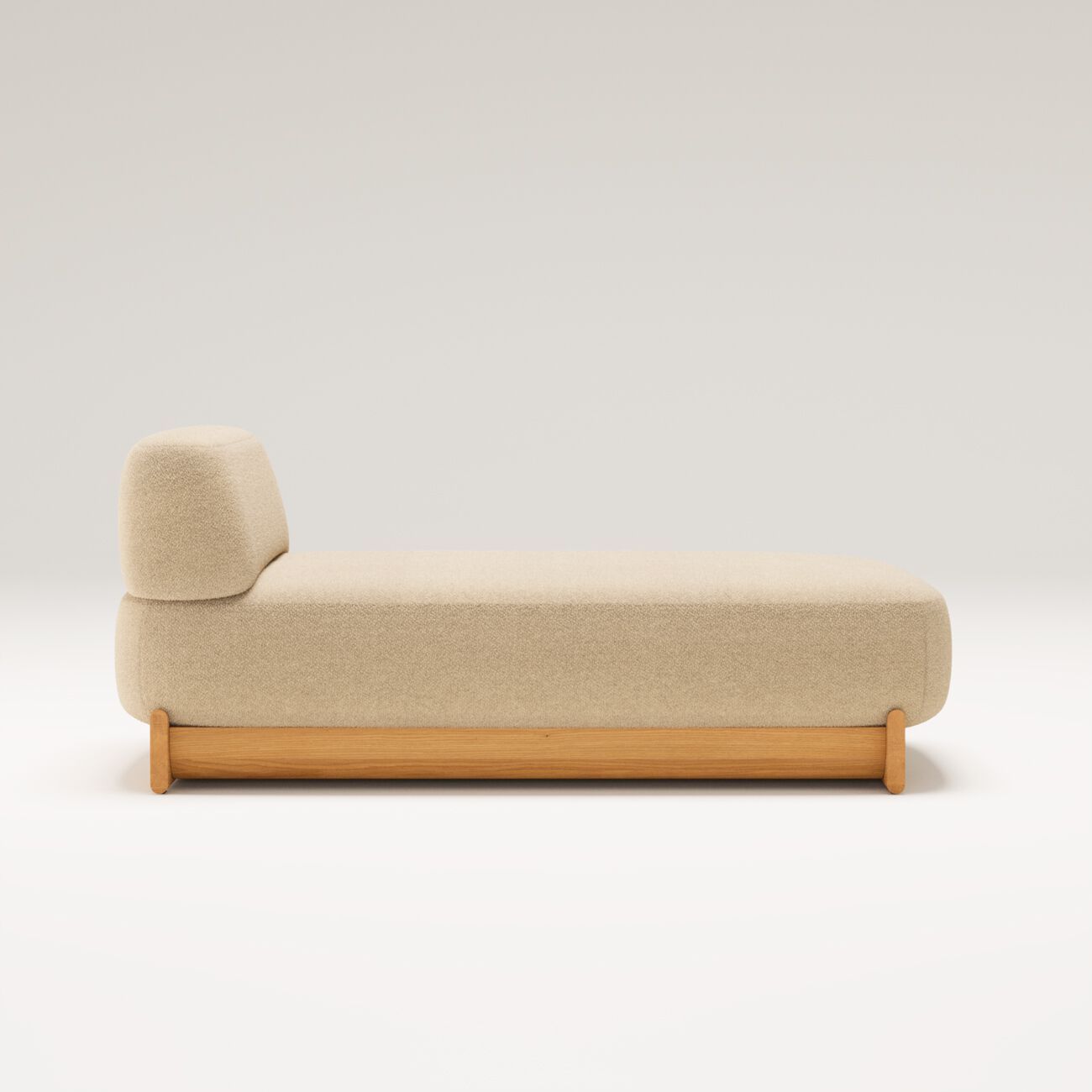 Угловой диван из ткани и дуба с шезлонгом Wewood купол ARCH-00078986 - Вид №22