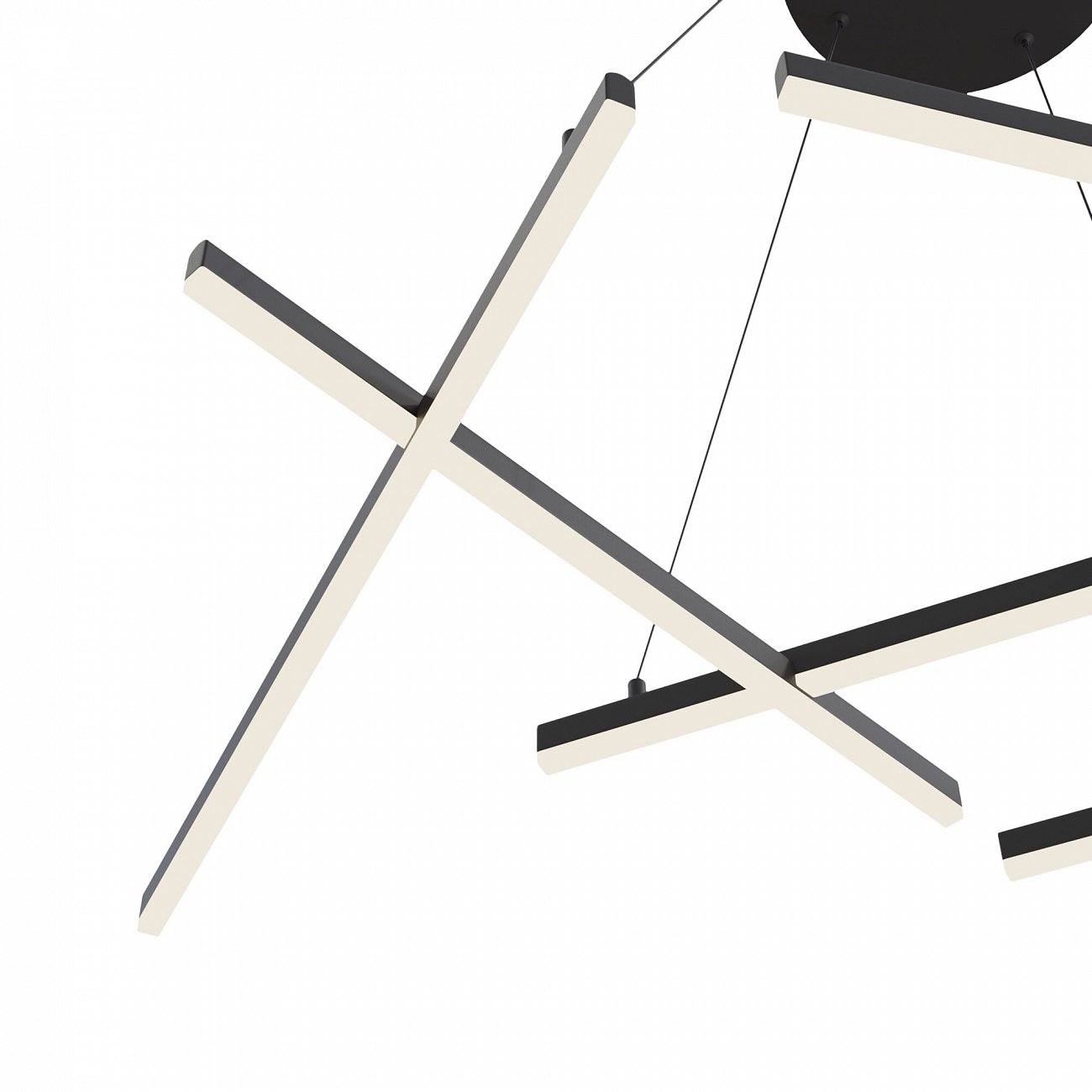 Светильник подвесной светодиодный на 6 ламп черный Line MOD016PL-L75B4K TECHNICAL ДИЗАЙНЕРСКИЕ, TECHNICAL 00-3957060 Черный  - Вид №1