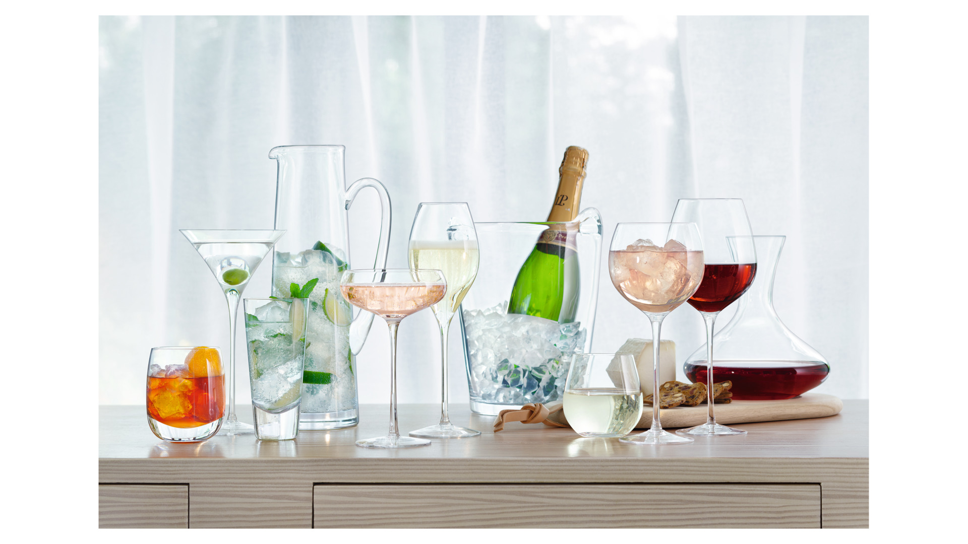 10656198 LSA International Набор высоких стаканов для коктейлей LSA International, "Bar", 310мл, 2шт. Стекло - Вид №3