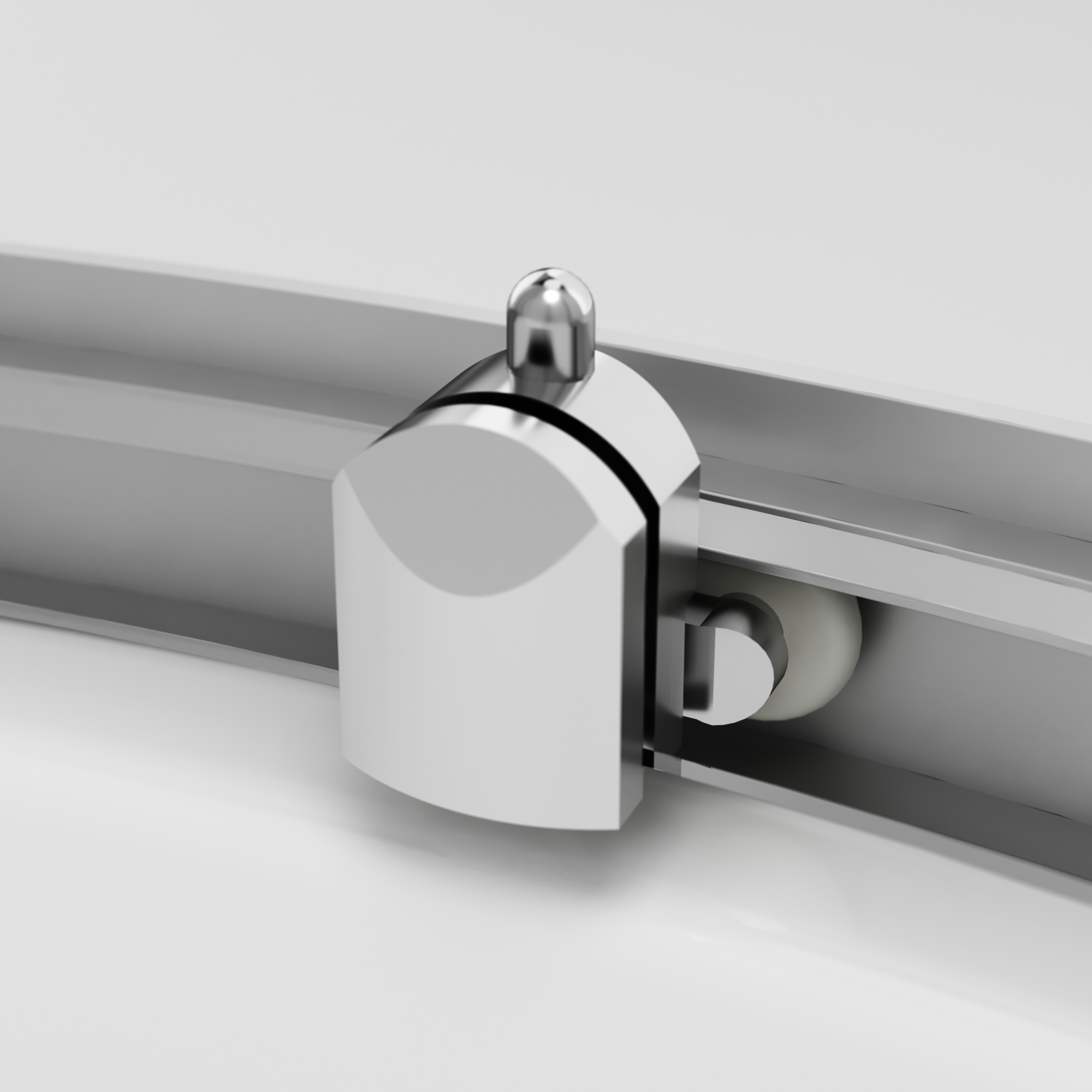 W90G-401A090WT Deep душевое ограждение 90х90стекло прозрачноепрофиль мат. серебробез поддона AM.PM Gem - Вид №5