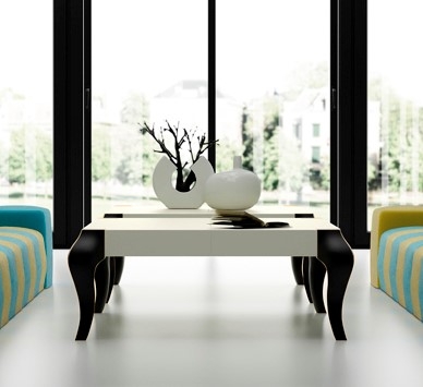 107458 Журнальный столик 100 x 100 см La Ebanisteria Agora