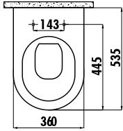 FE350-00CB00E-0000 FREE Унитаз напольный с биде Creavit Free - Вид №1