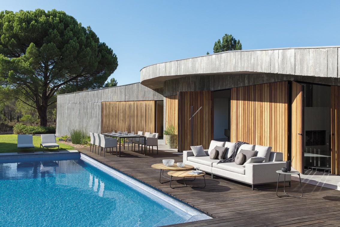 MNST74 Лежак лава лотосовый воробей Manutti Liner - Вид №3