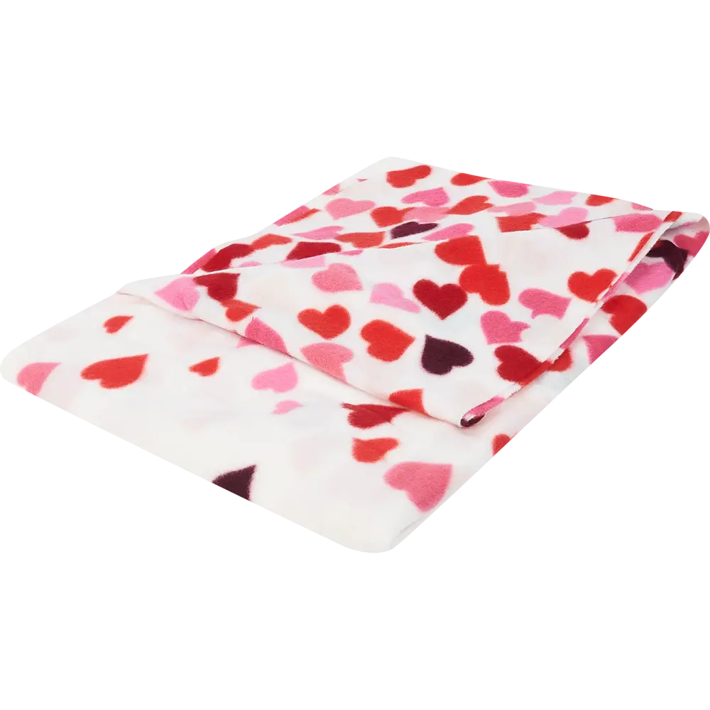 Плед Tender 120х150 см флис цвет красно-белый Ardenza Промо STLM-2187990