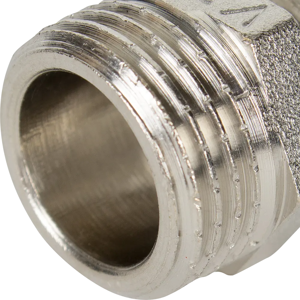 Ниппель переходной Valtec 1/2"х1/4", никелированная латунь VTr.580.N.0402 STLM-2180423 - Вид №2