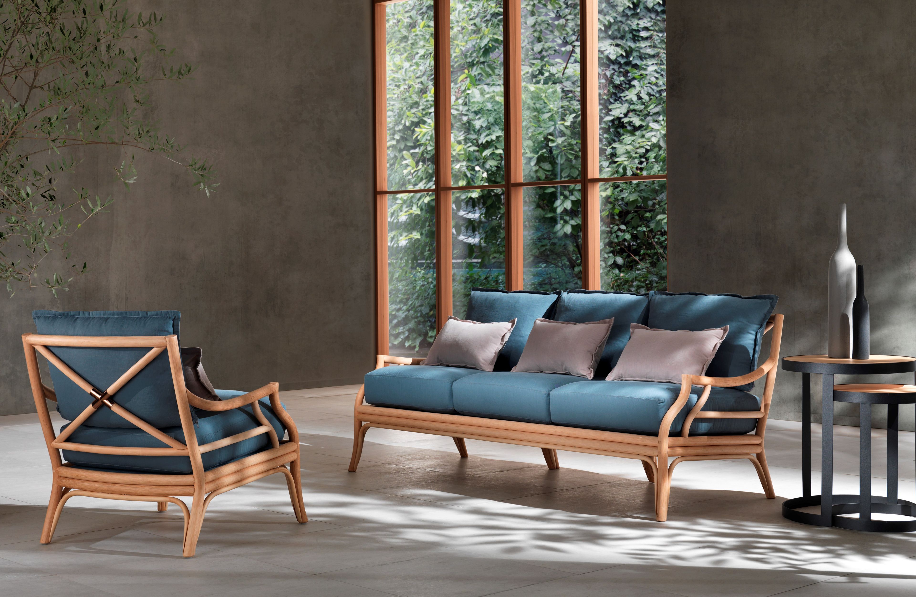 3-местный диван из ротанга Mila Maurizi Maison ARCH-00015040 - Вид №1