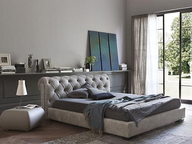 Bolzan Letti Двуспальная кровать с тафтинговым изголовьем sun-id-1355007 - Вид №2