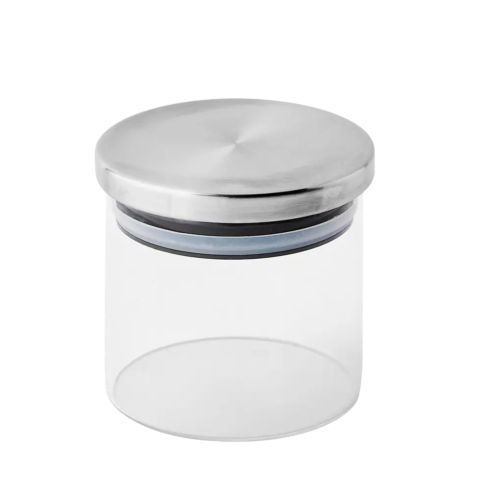 Банка Delinia 0.4 л стекло/сталь цвет прозрачный STLM-2165781 - Вид №1