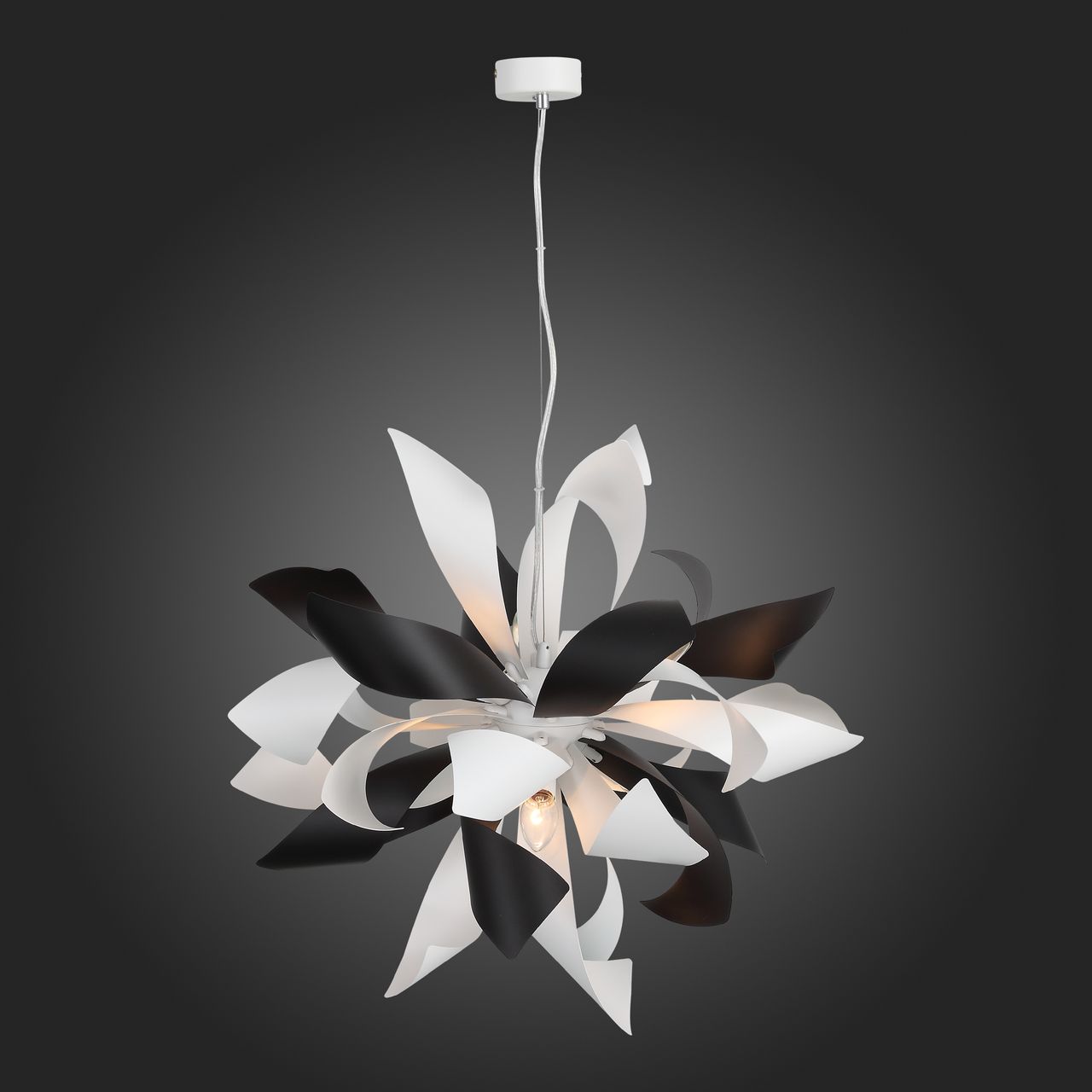 Дизайнерская подвесная люстра ST Luce Spiraglio SL453.453.06 белая ST LUCE ДИЗАЙНЕРСКИЕ 108705 Белый  - Вид №2