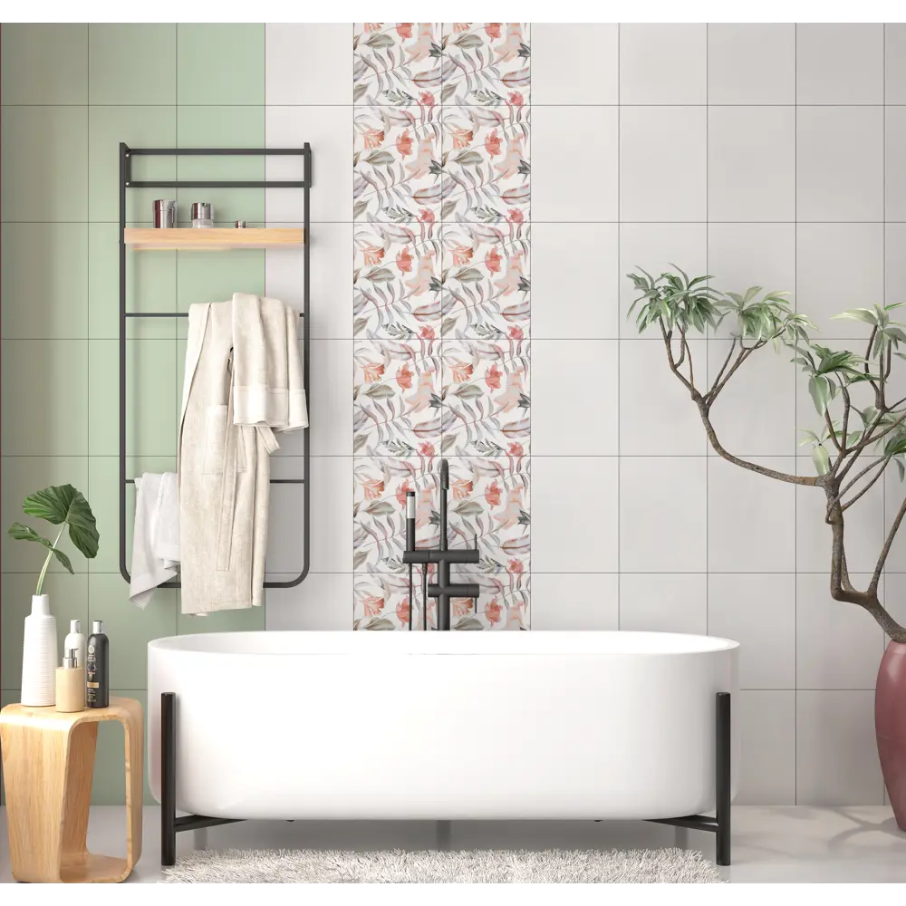 Плитка настенная «Крайола» 25x33 см 1.49 м² цвет белый LB CERAMICS STLM-2093743 - Вид №3