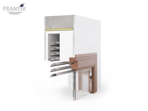 Сборный мусорный контейнер для ограждений