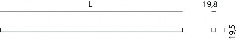Профиль для линейного освещения Lucifero's Microfile ARCH-00128932 - Вид №3
