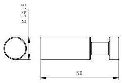 Emco Bad Металлический крючок для халата Mundo 3375 001 00 - Вид №1