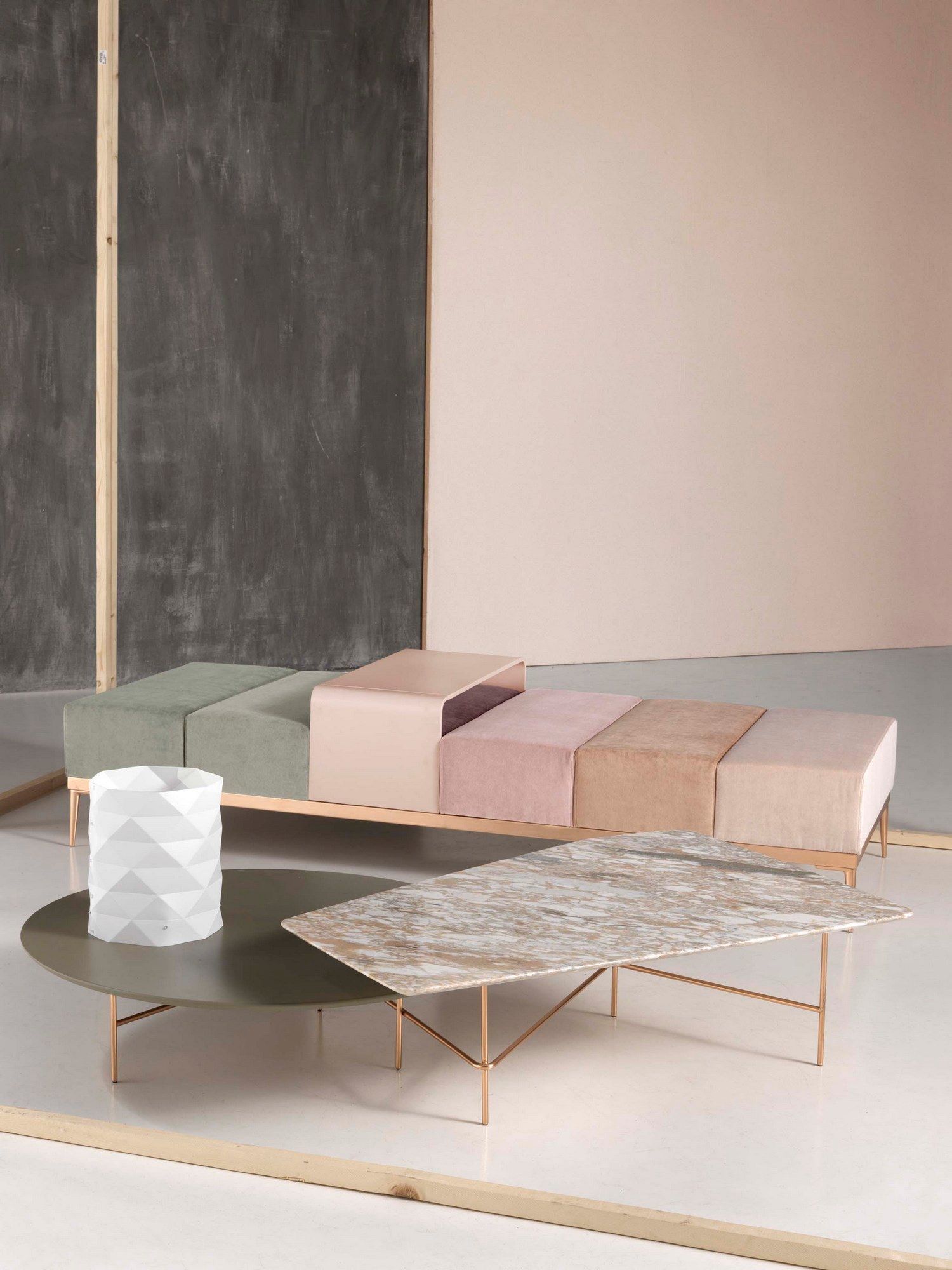 Низкий стол с двойной столешницей из орехового дерева canaletto SITIA LOVERS ARCH-00021432 - Вид №2