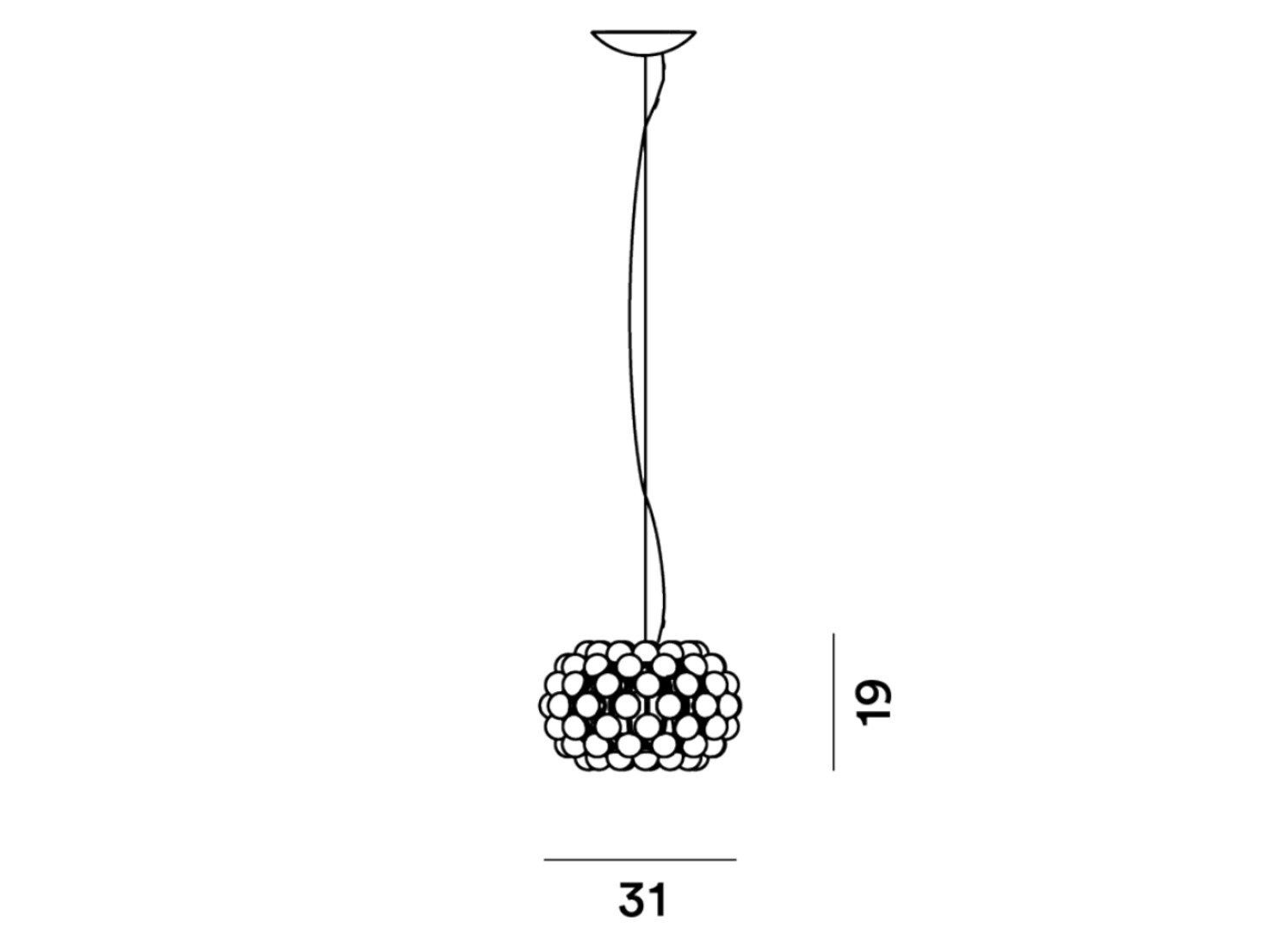 ПММА подвесной светильник In Stock Foscarini ARCH-00115264 - Вид №2