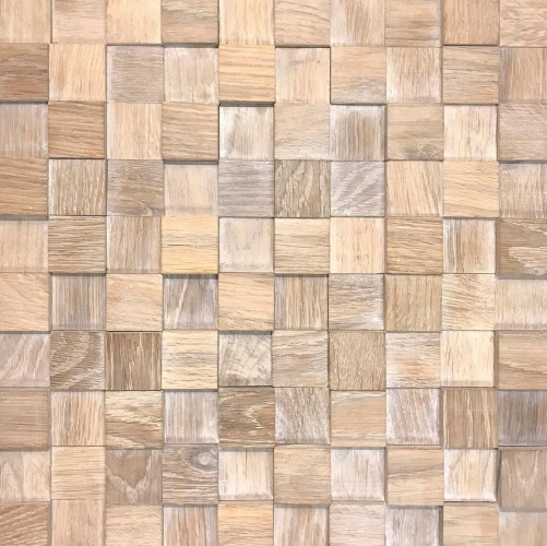 Мозаика и 3D панели из дерева Tarsi 3D 3d Белый 1.0.3.0 Дуб Селект 3д (мозаика панели), гладкая (3Д (мозаика панели), Гладкая) 300х300 мм 1401100054 - Вид №1