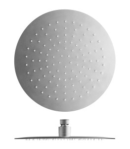 Круглая потолочная душевая головка из нержавеющей стали с системой защиты от накипи