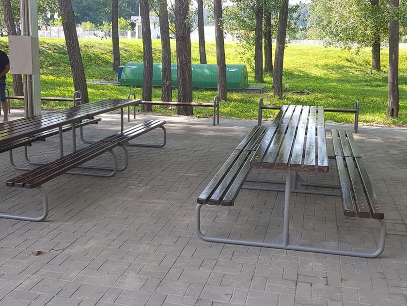 ENCHO ENCHEV - ETE Стол для пикника из металла и дерева со встроенными скамейками  113  - Вид №2