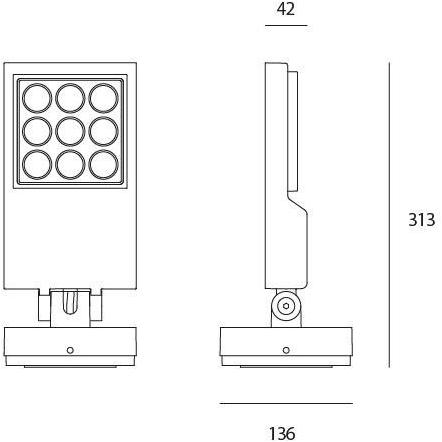 Artemide Алюминиевый светодиодный уличный проектор Cefiso sun-id-1348567 - Вид №2