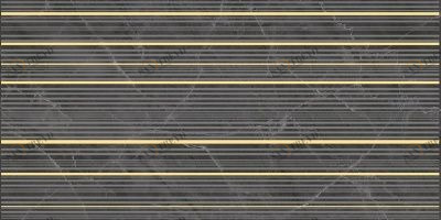 Olimpus Race Декор чёрный 25х50 Laparet VTE8834030