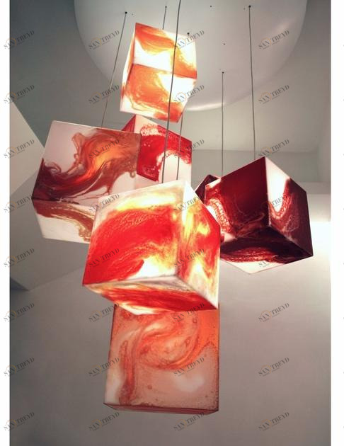 CEDRIMARTINI Подвесной светильник из смолы Monolith sun-id-1497472