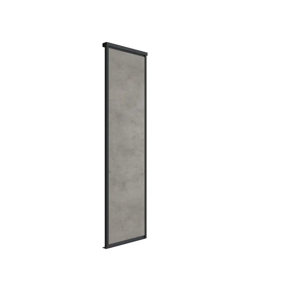 Дверь-купе SPACEO графитовый серый с эффектом бетона 80х225 см 86353866 STLM-1580238