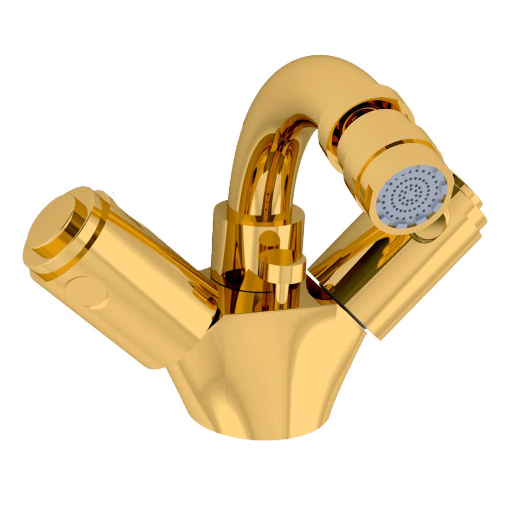 C22-4101 C22-4101 Смеситель для биде на одно отверстие НЕБЕСНЫЙ Cristal & Bronze CÉLESTE CELESTE - Вид №1