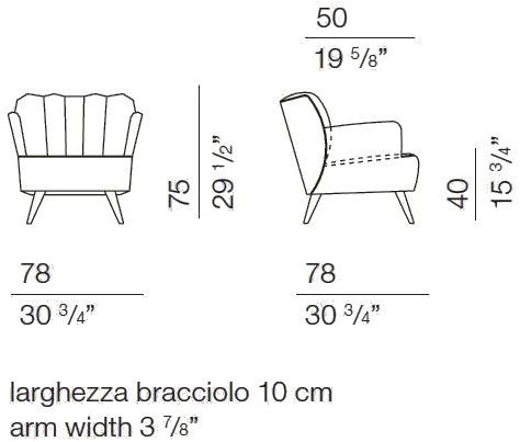 Bodema Кресло из ткани с подлокотниками  Kim001  - Вид №5