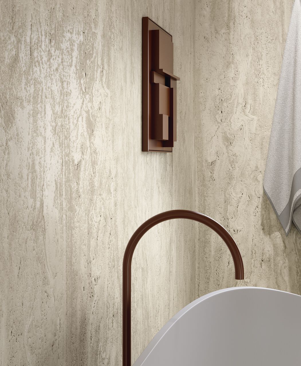 Напольное / керамогранит с эффектом травертина CERAMICA FONDOVALLE Royal Travertino ARCH-00102584 - Вид №4