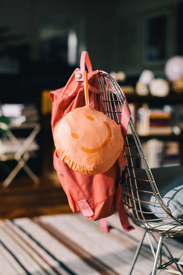 DYSMILEOR Дождевик smile in the rain, оранжевый Doiy  - Вид №2