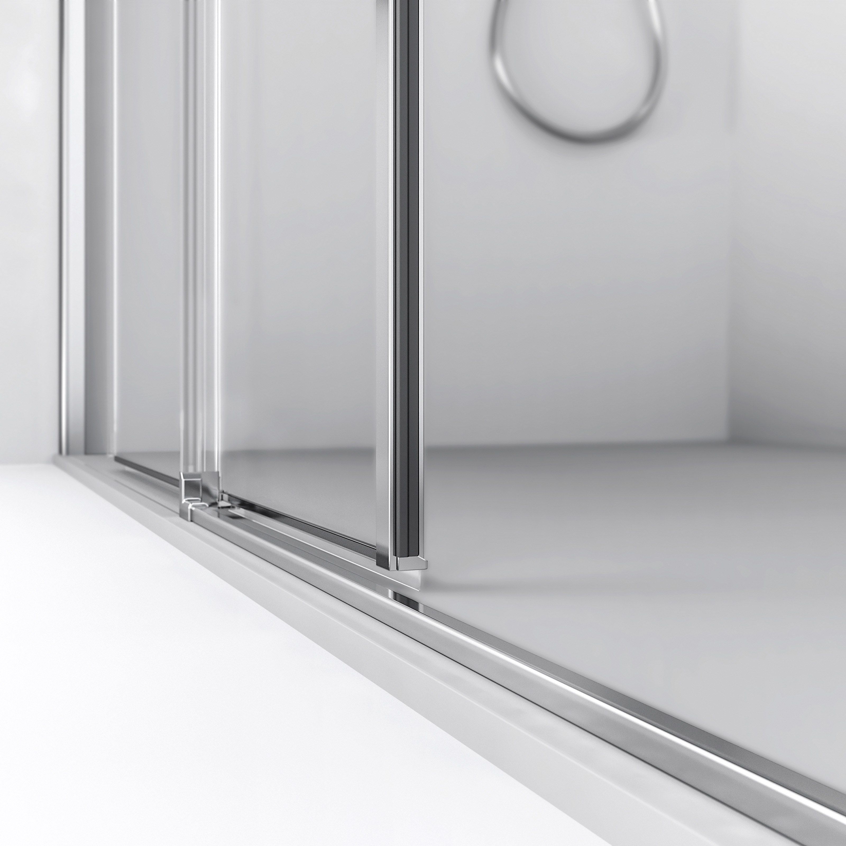 Алюминиевая и стеклянная душевая кабина с раздвижной дверью DUKA вода 5000 ARCH-00071644 - Вид №12