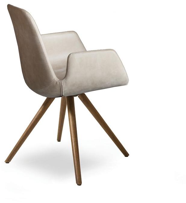 Tonon Мягкое кресло с подлокотниками на деревянных ножках Step 904.l4 - Вид №4