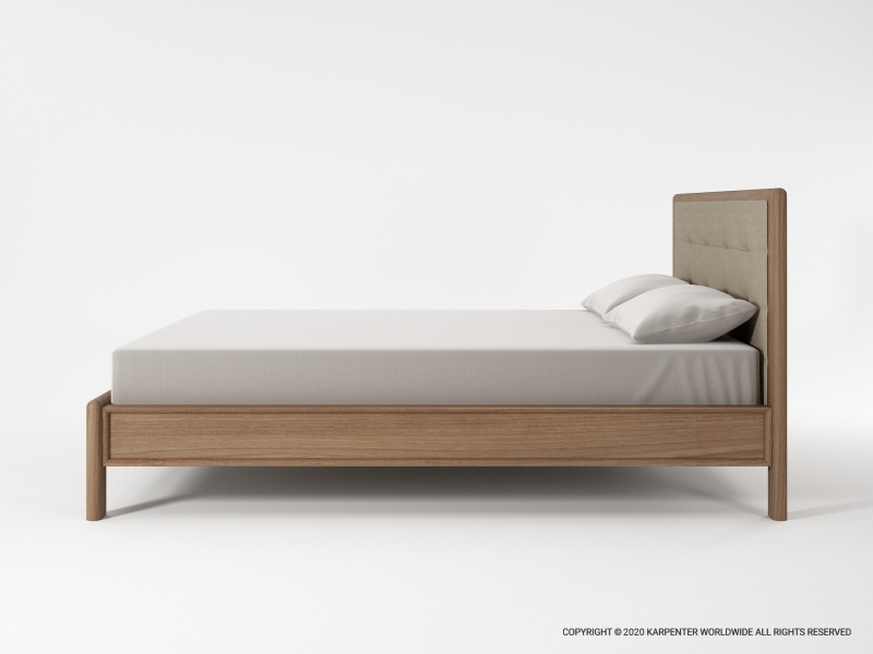 597_1259 Двуспальная кровать без ящика с тканью he Karpenter Circa17 - Вид №3