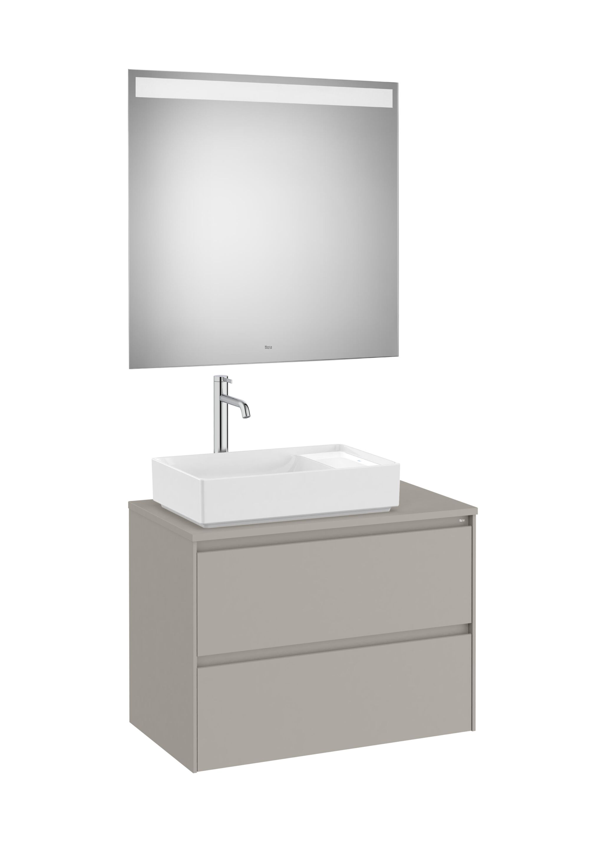 Деревянный одиночный умывальник с зеркалом Roca Ona ARCH-00036665 - Вид №17