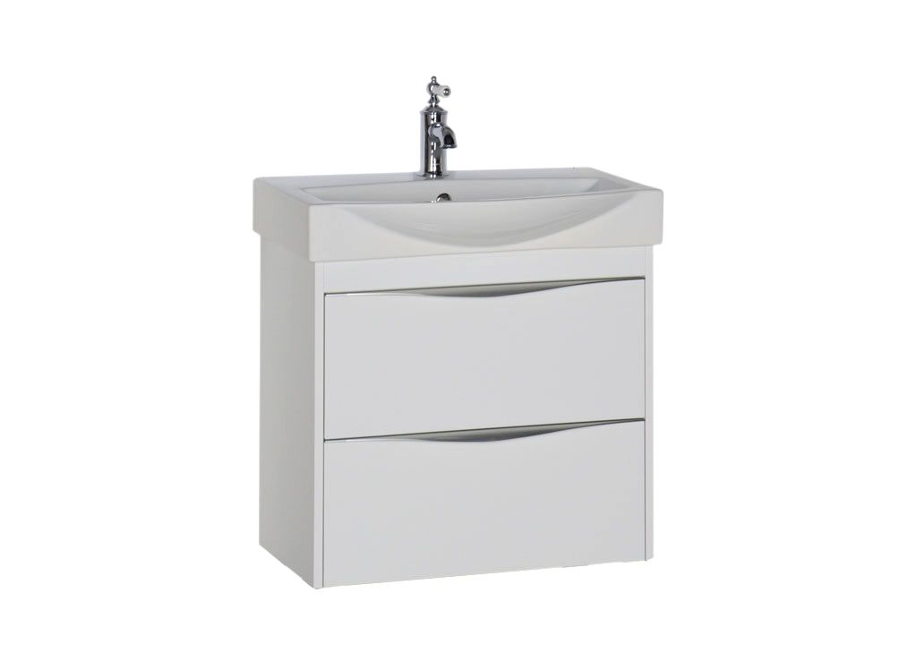 Тумба с раковиной Aquanet Франка 65 белый 0018305100182328 - Вид №1