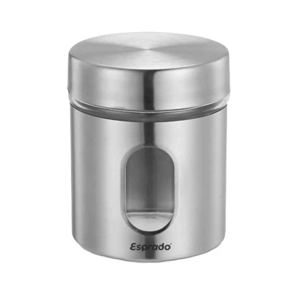 Банка для сыпучих продуктов Esprado Iron 350 мл стекло серый STLM-2205845