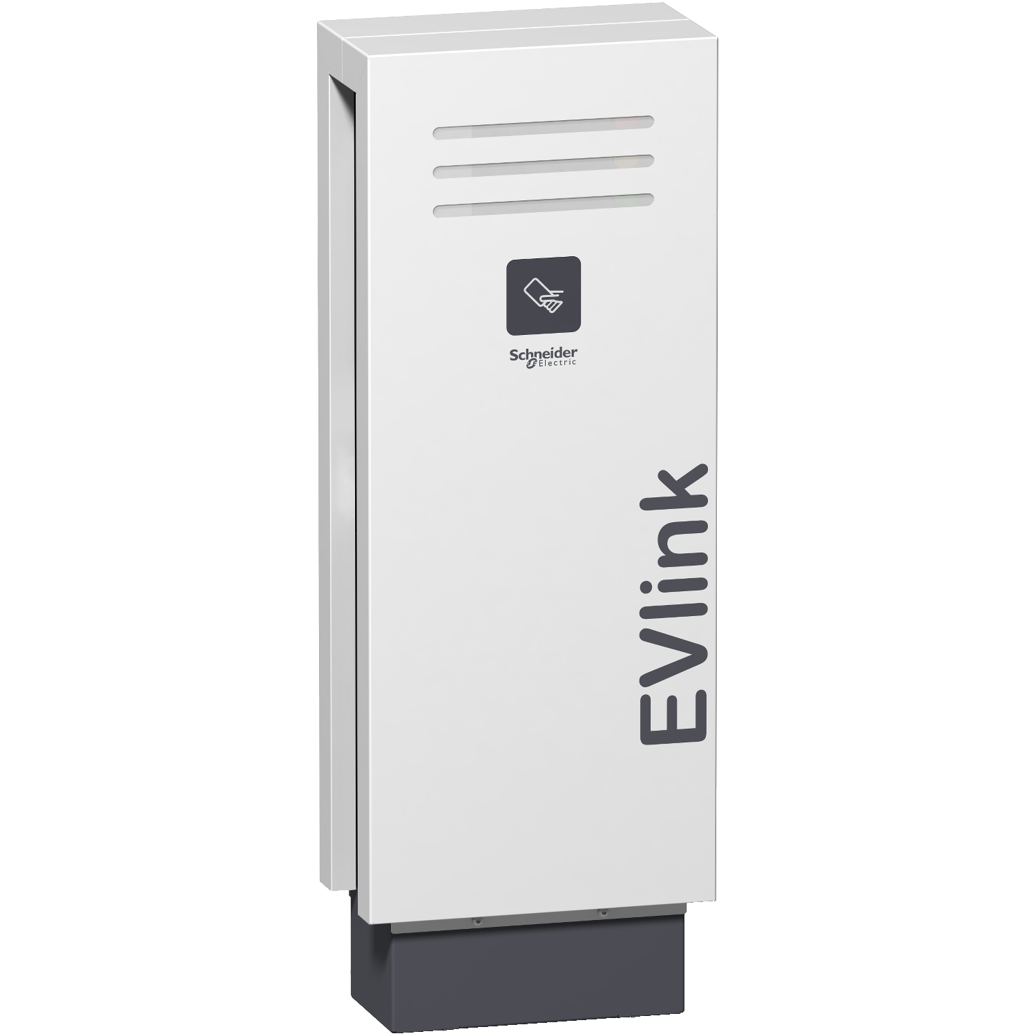 EVF2S7P04R Зарядная станция для электромобилей PKG STD напольная 7KW 1XT2S + RFID Schneider Electric EVlink 